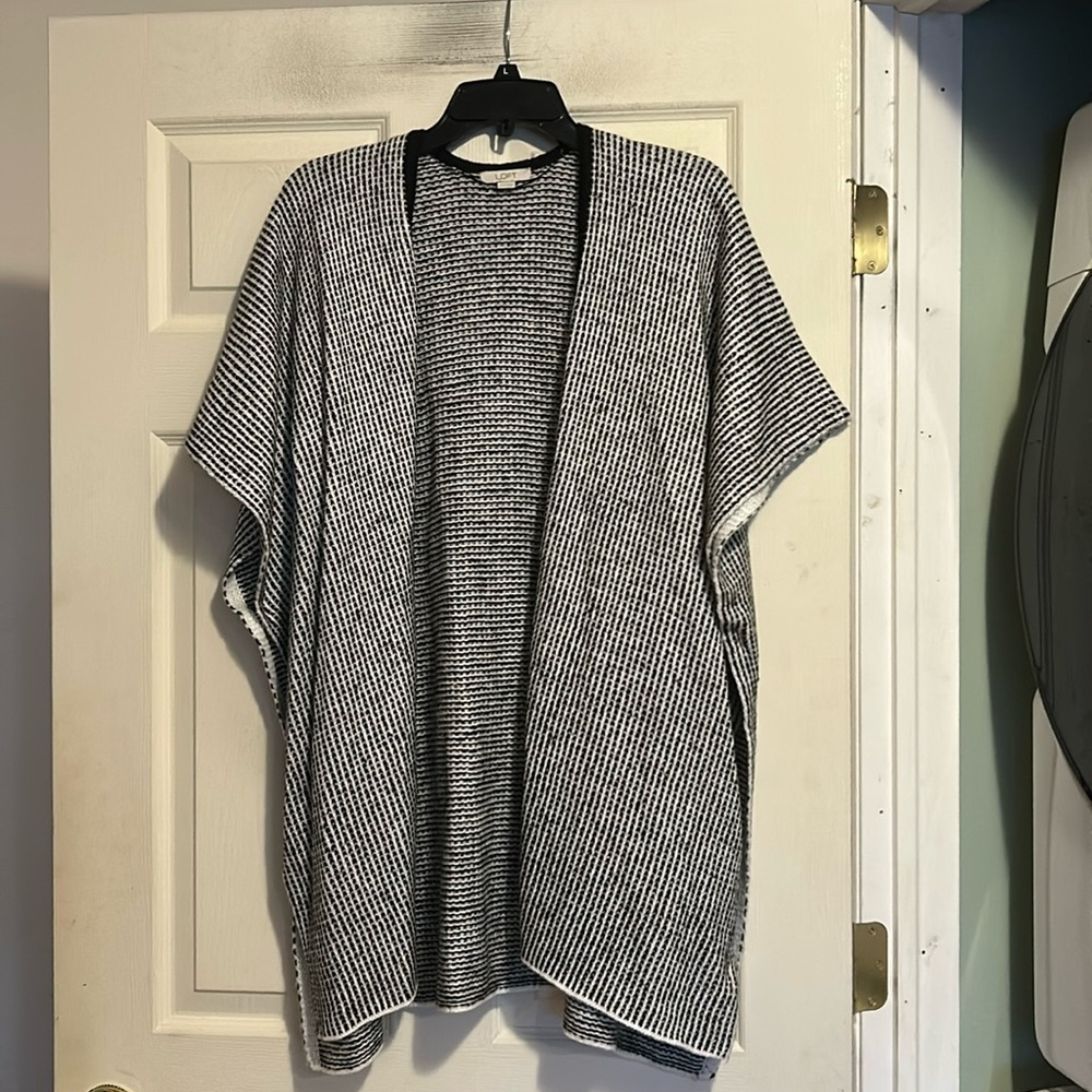 LOFT Cardigan Sweater Poncho Size XS/S